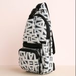 بادی بگ قفلدار مشکی سفید (1004)