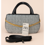 کیف زنانه کَنَفی زنجیردار Zara | زارا (1404)